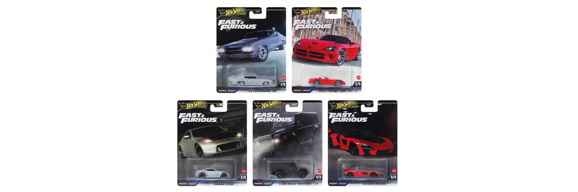 SET Fast Furious Premium 2024 J Case