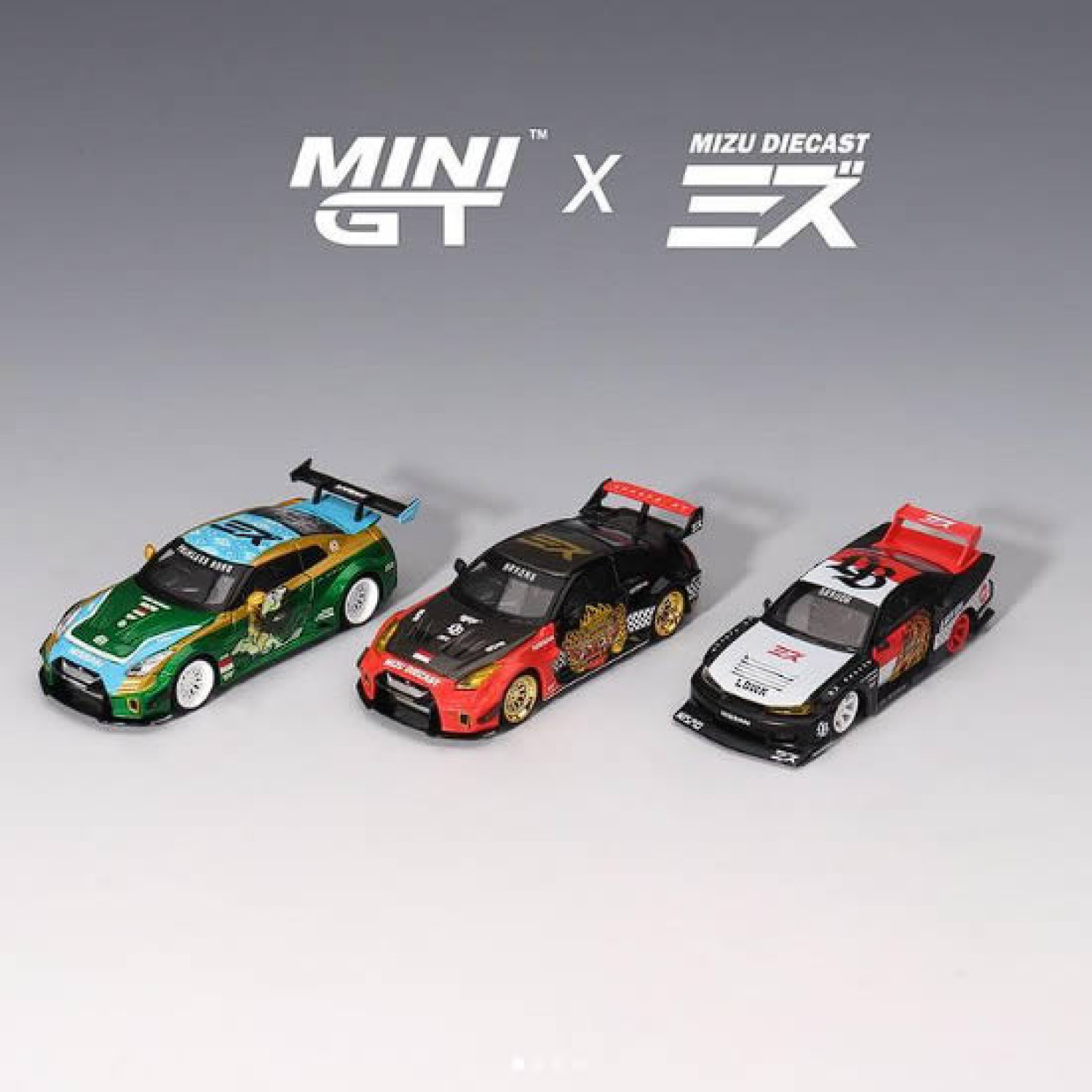 (Preorder) COMBO (3 em 1) Mini GT x Mizu Diecast Exclusives - Garuda - Roro - Barong