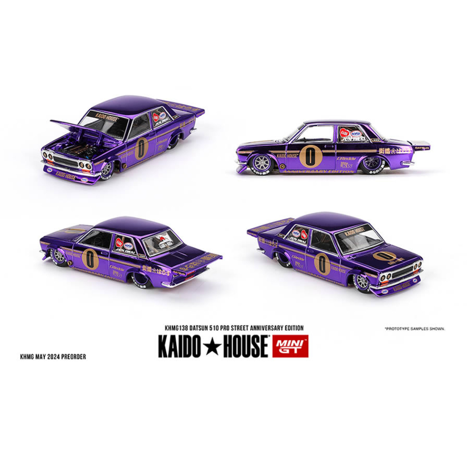 (Preorder) Datsun 510 Pro Street Anniversary Edition – Purple #138