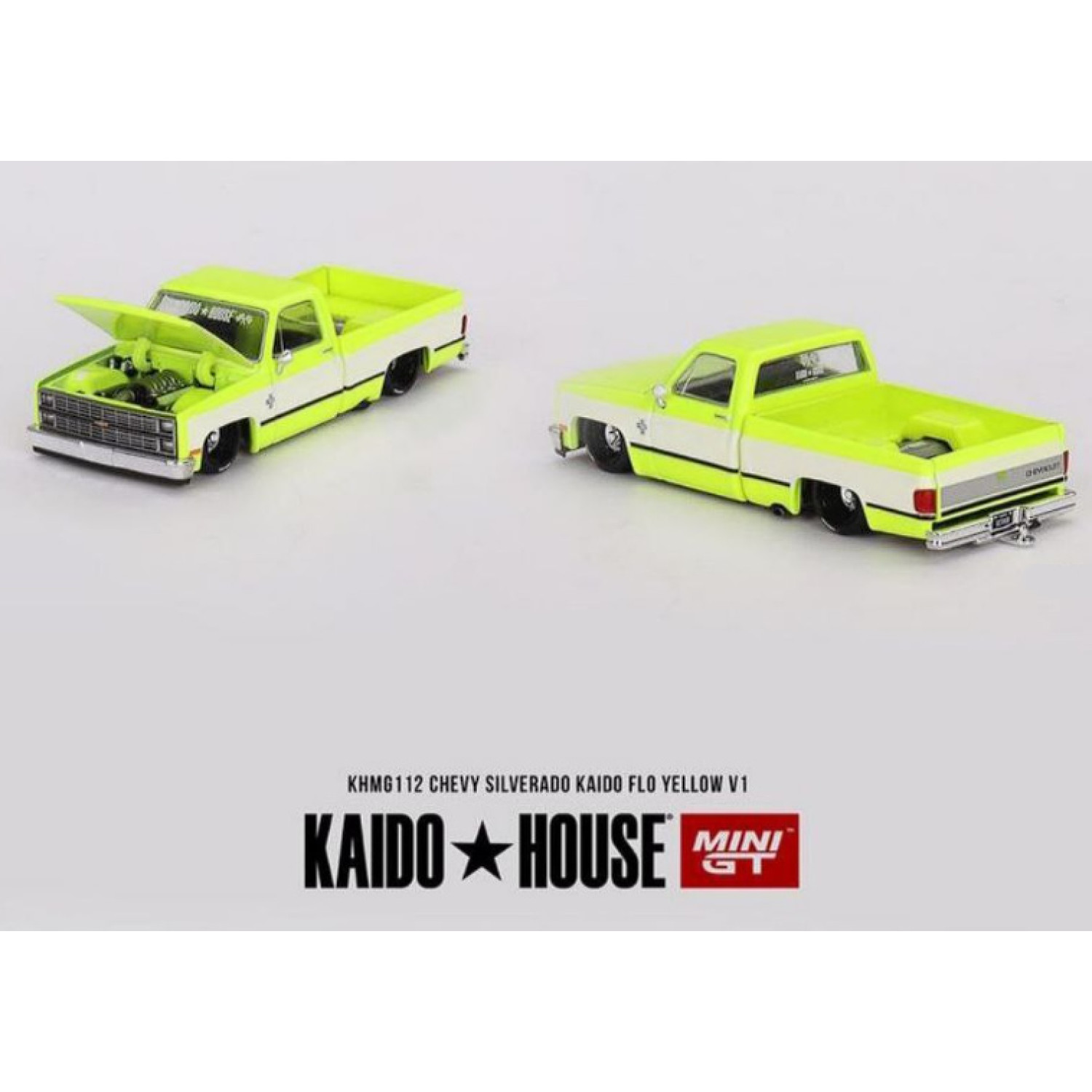 (Preorder) Chevrolet Silverado Kaido House Flo Yellow V1 #112