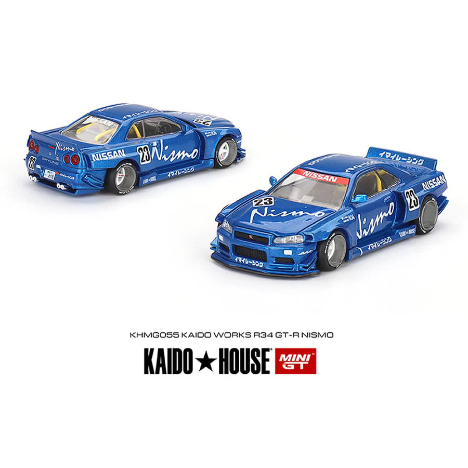 Nissan Skyline GT-R (R34) Kaido Works Nismo V3 #55 Blue